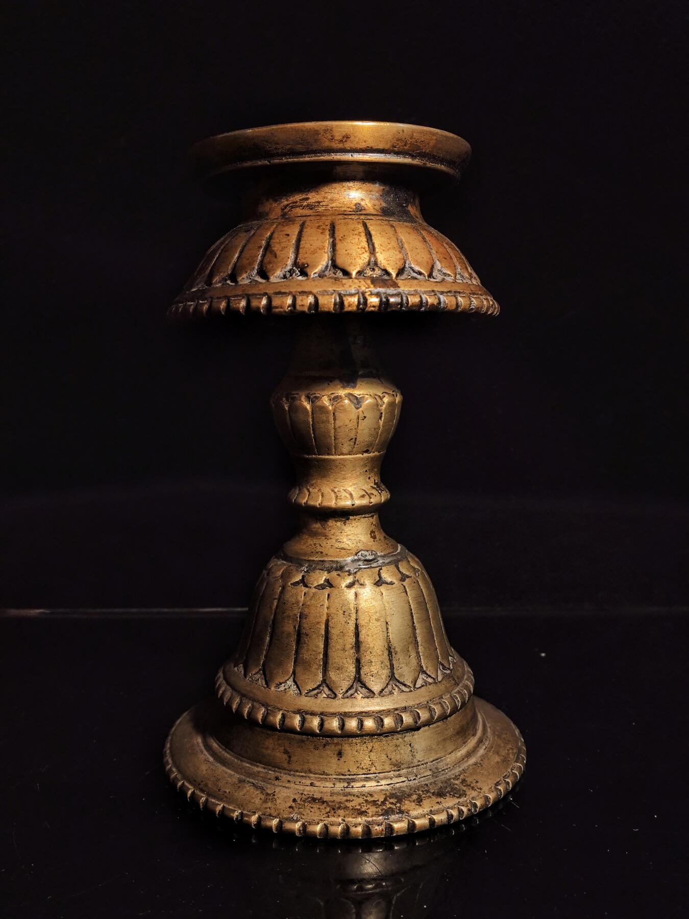 碧月说宝.雪域莲花开（二） 清代 藏传佛教供器酥油灯