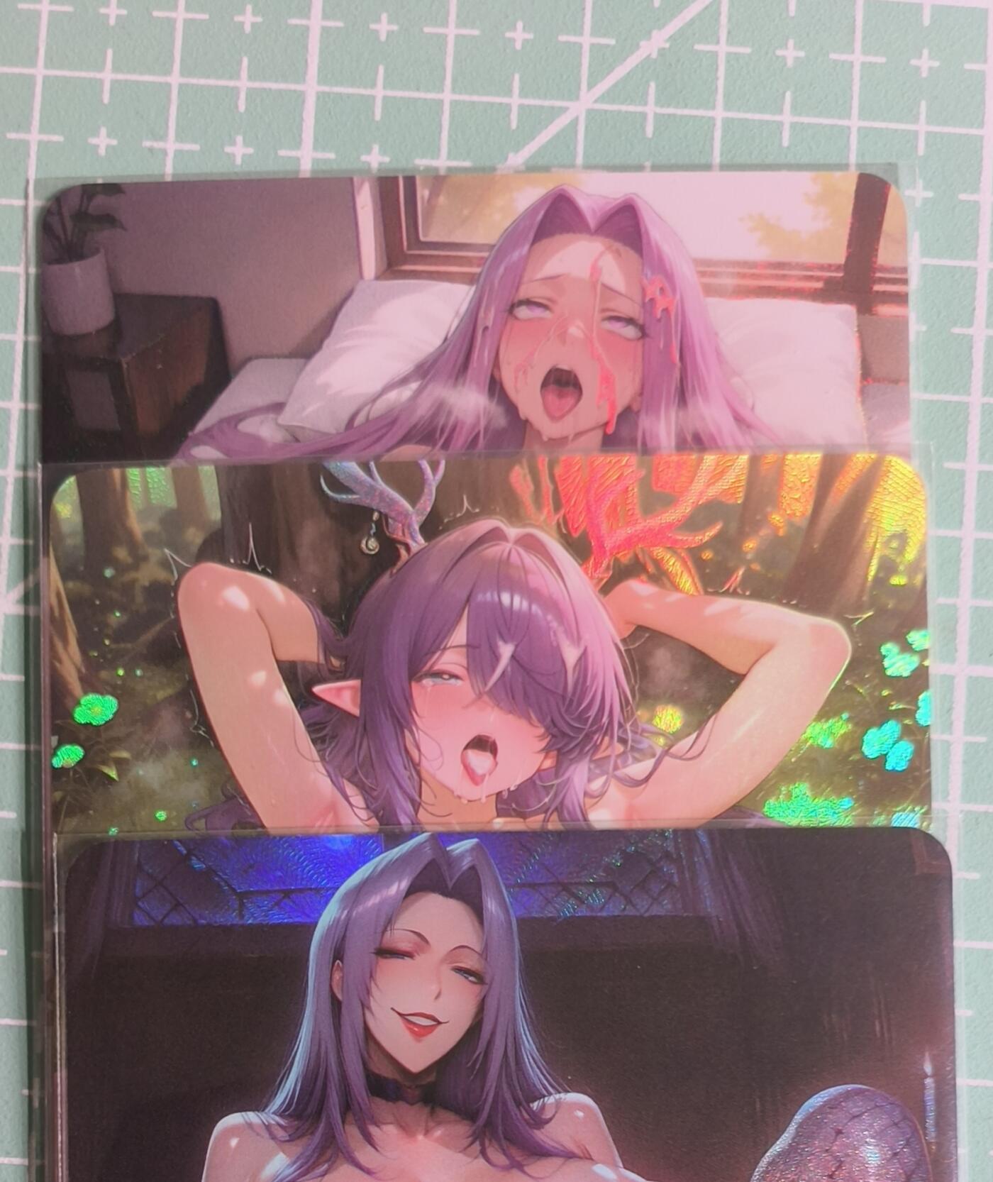 C先生卡牌 第27期 持续收拍品中…零手续费代拍 【彩闪】墨卡文化《大雷芳华》3张 艺术