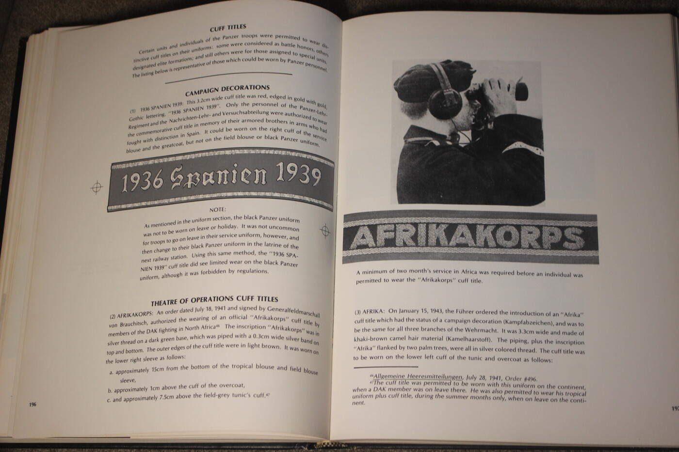 2026.4.21杂货小拍卖 《装甲兵团》，全书335页，详细介绍了德三装甲兵的历史沿革和制服、装备、标识等，书本整体保存完好