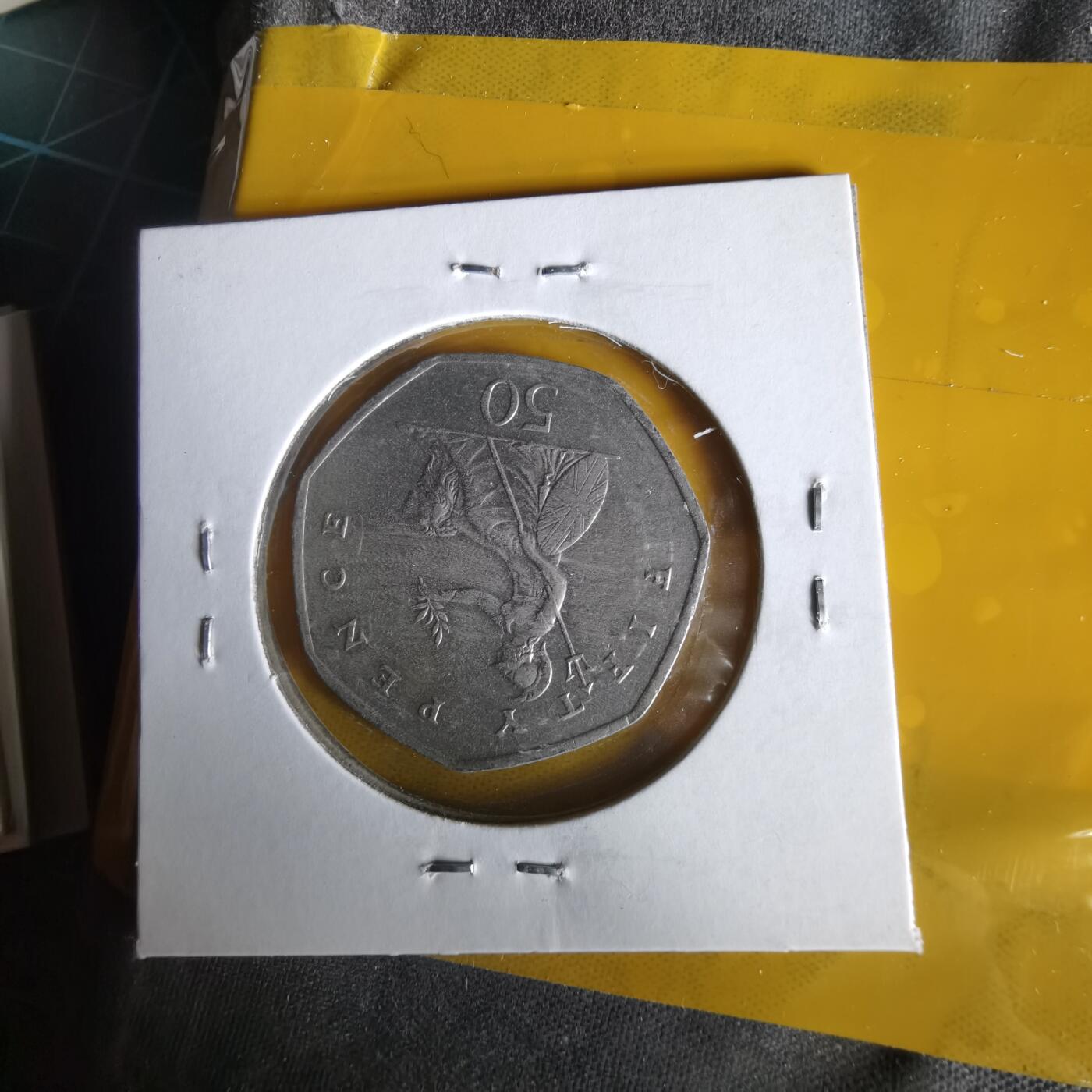 沼泽如烟--第1061场 英国1997年50便士