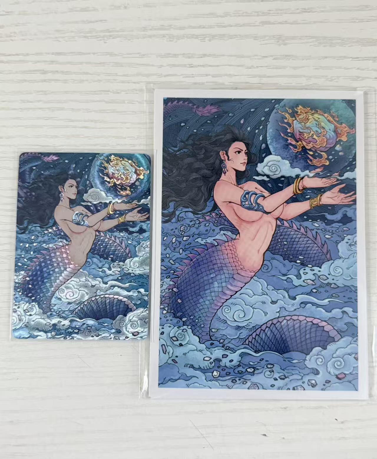 NO.30 好又多金牌大场，每周一站式配齐，方便凑单！（周6晚9点截拍，卖家送拍0抽成！） 【042/399编】小花瓣 摩点祖师爷 小安&老肥阳 女娲 冷烫粗闪+明信片5张