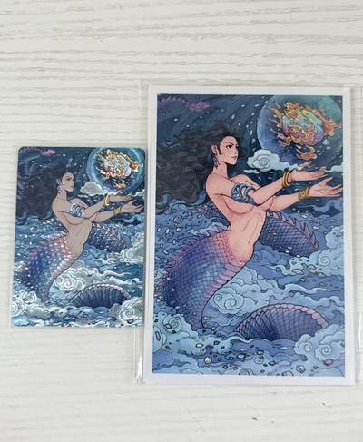 NO.30 好又多金牌大场，每周一站式配齐，方便凑单！（周6晚9点截拍，卖家送拍0抽成！） - 【042/399编】小花瓣 摩点祖师爷 小安&老肥阳 女娲 冷烫粗闪+明信片5张