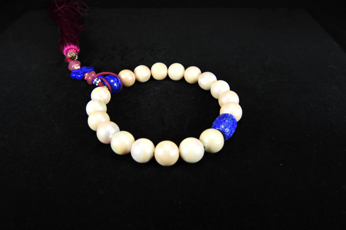 碧月说宝.雪域莲花开（二） 清代 东珠十八子手持