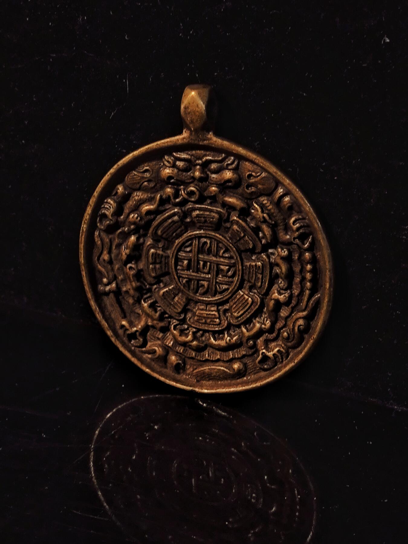 碧月说宝.雪域莲花开（二） 清代 九宫八卦牌 一