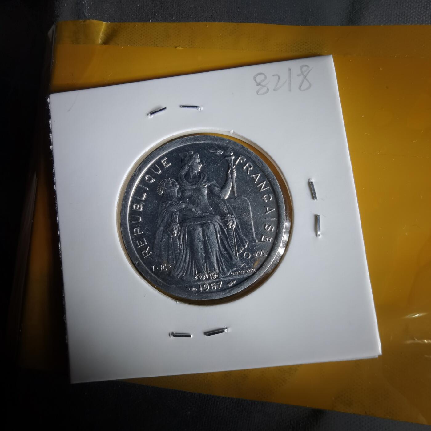 沼泽如烟--第1061场 法属新喀里多尼亚1987年2法郎