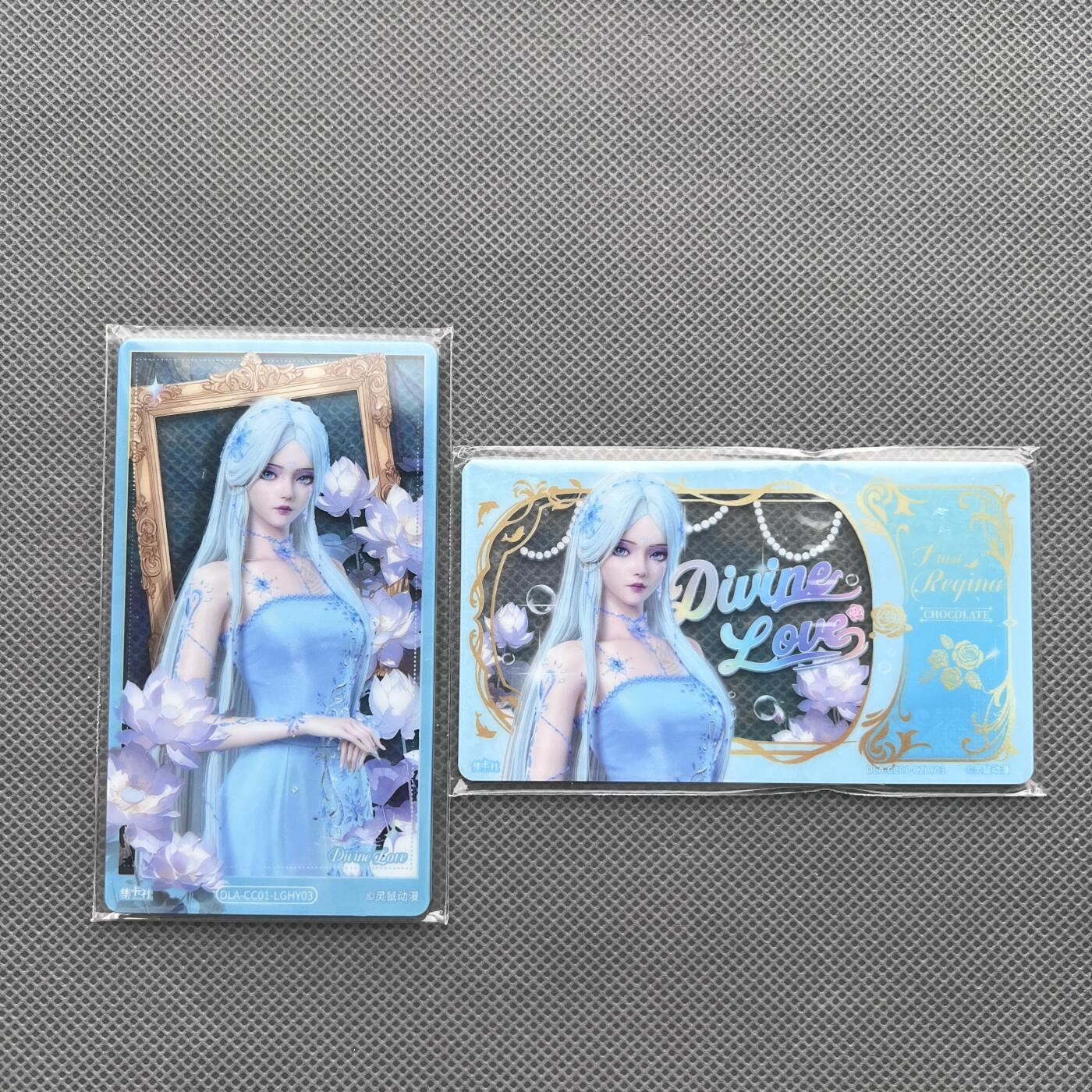 锦色铺子的潮玩第十二期 🌸🌸🌸无佣金🌸🌸🌸   集卡社 叶罗丽   亚克力卡牌   两张 冰公主