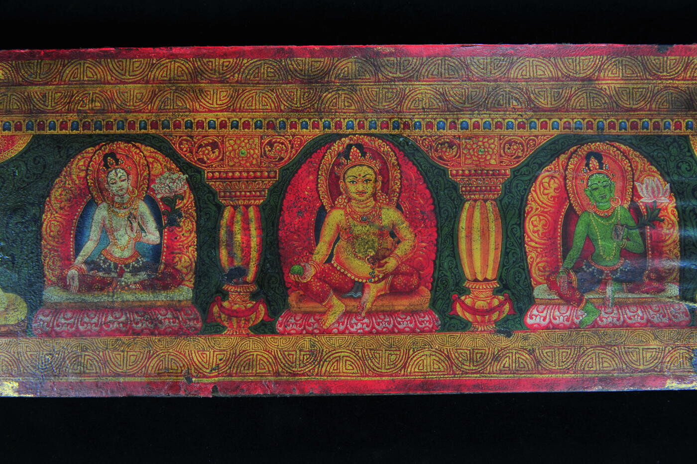 碧月说宝.雪域莲花开（二） 清代 五方佛经书板