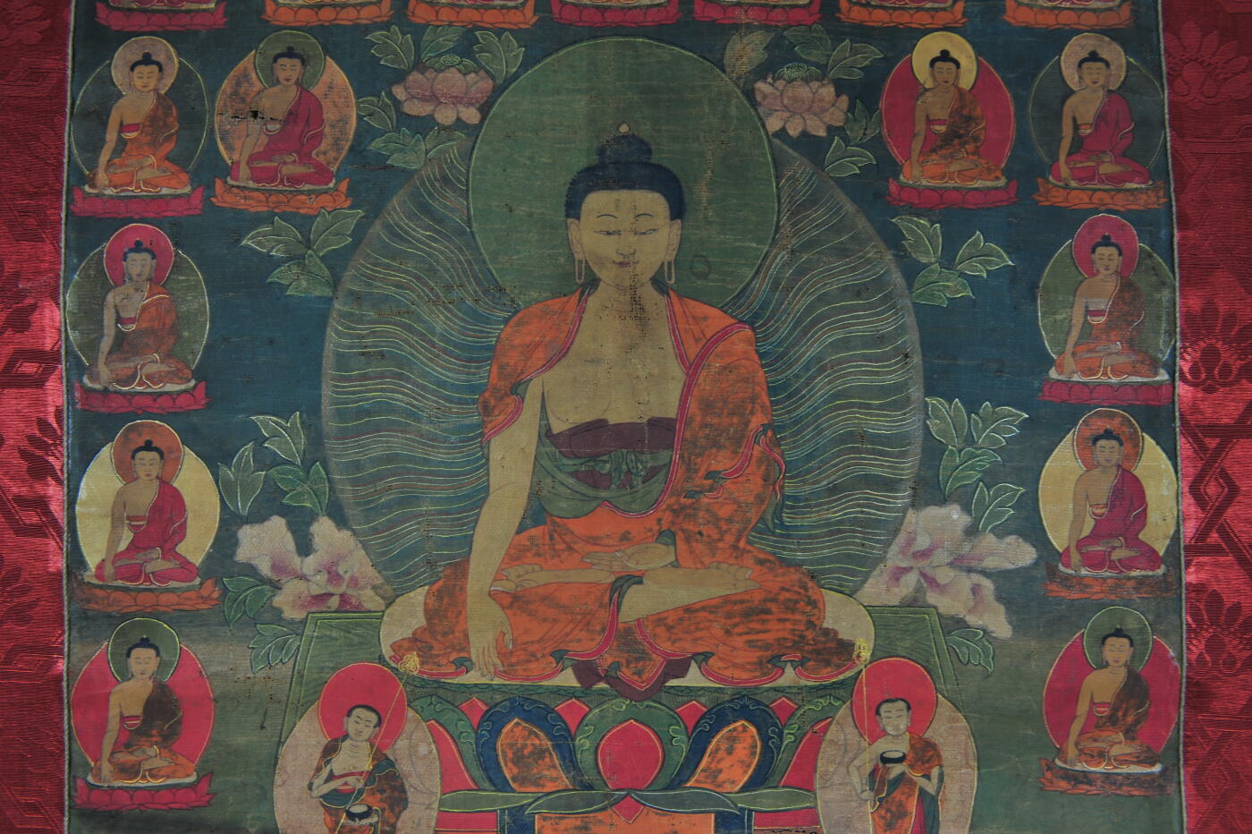 碧月说宝.雪域莲花开（二） 清代中期 三十五佛唐卡