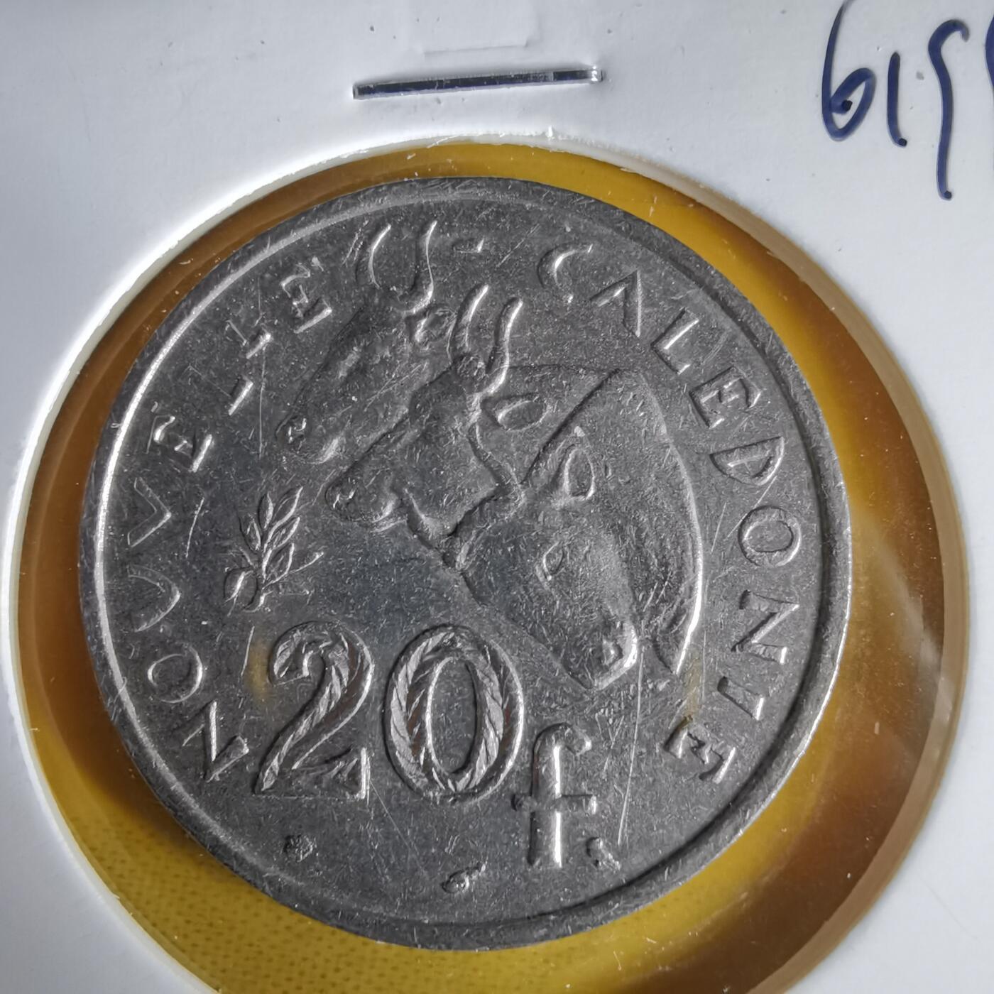 沼泽如烟--第1061场 法属新喀里多尼亚1972年20法郎