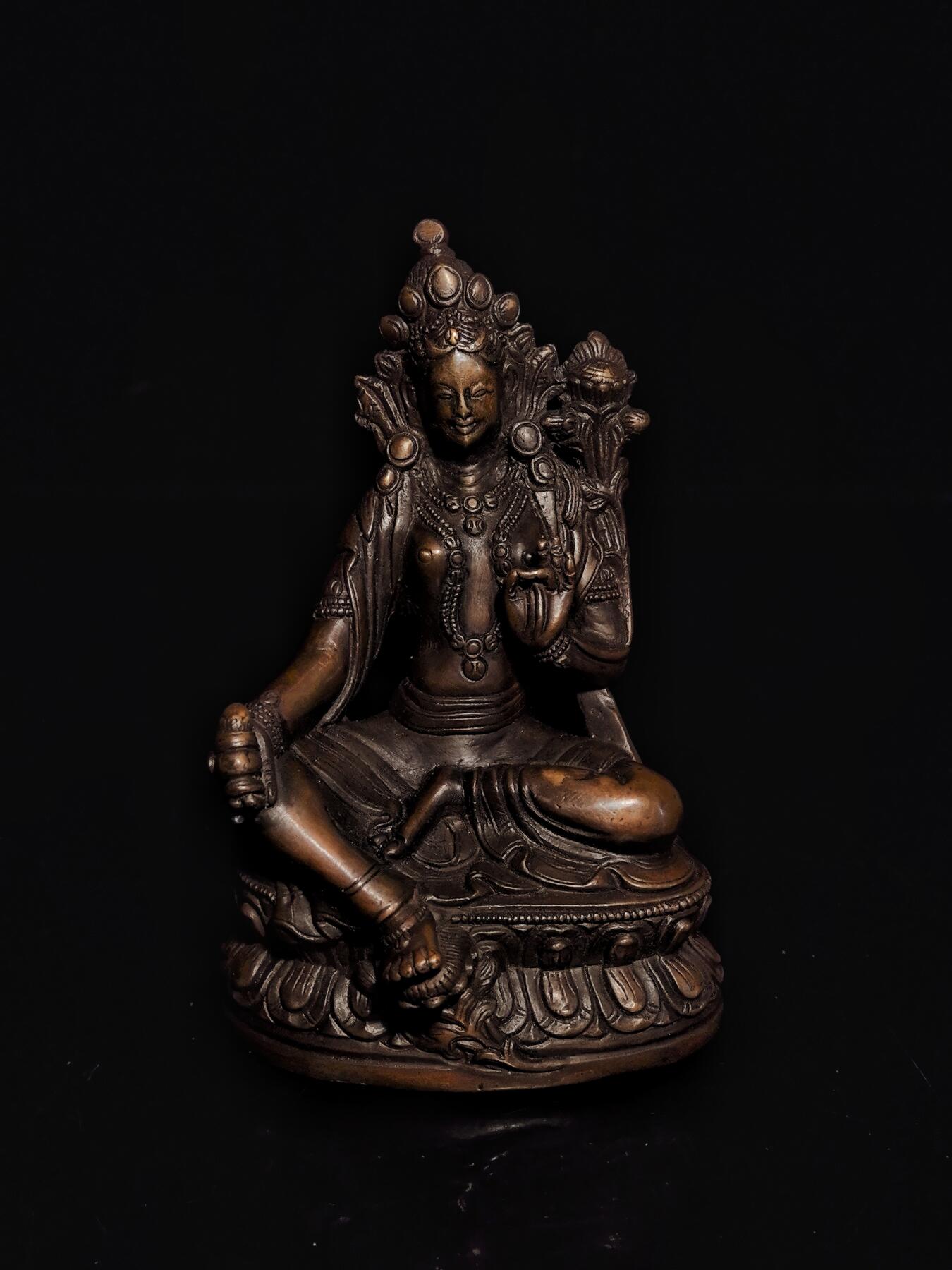 碧月说宝.雪域莲花开（二） 清代 财续佛母佛像