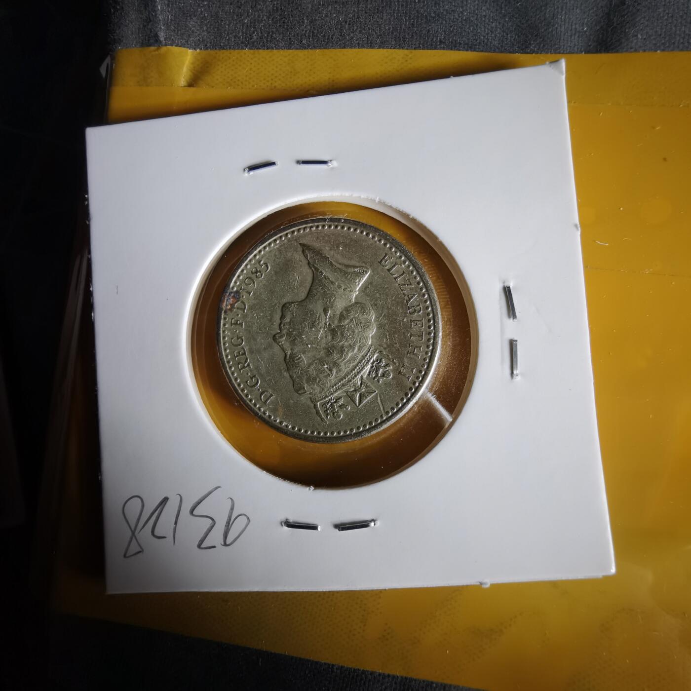 沼泽如烟--第1061场 英国1985年一磅