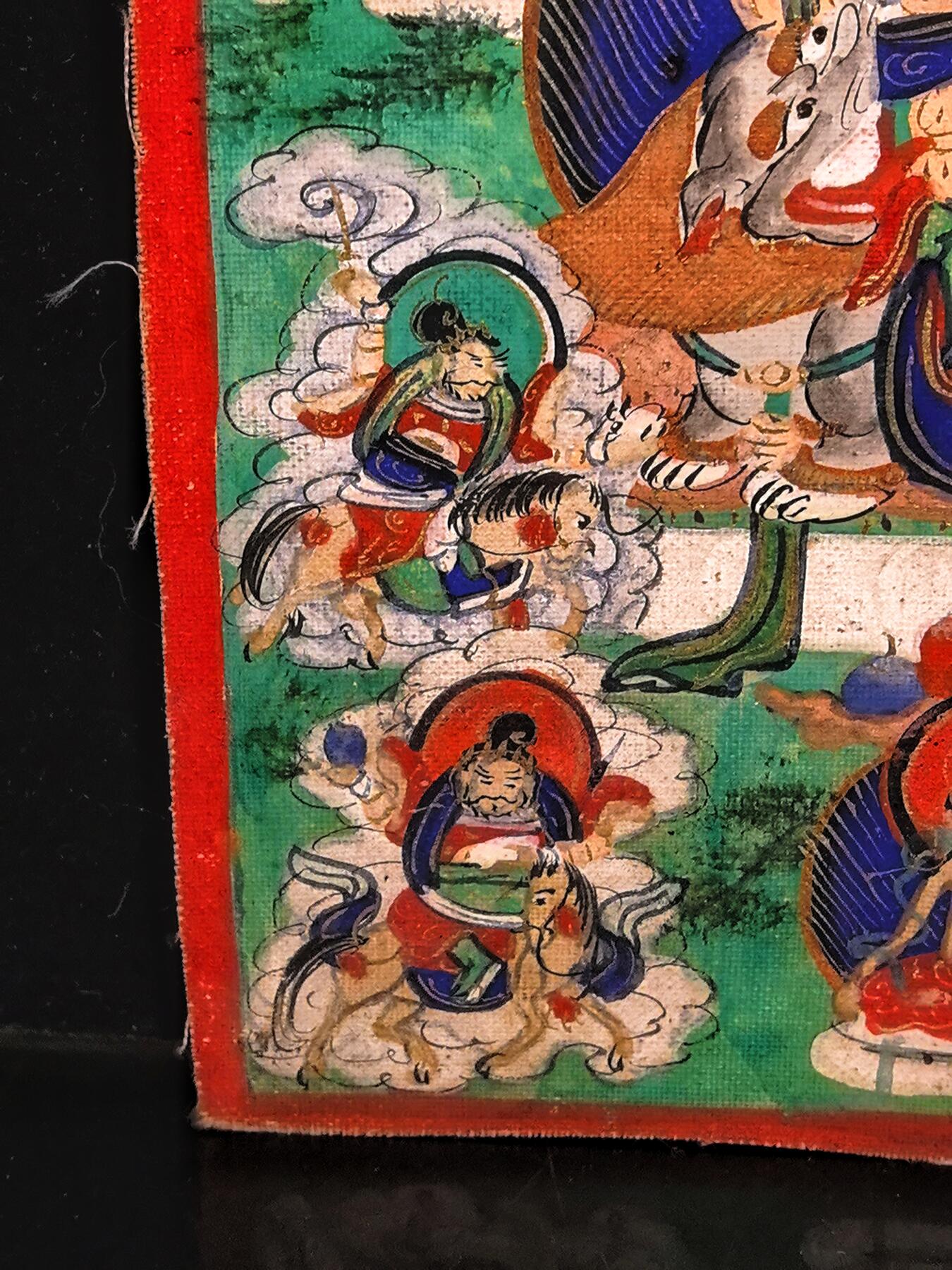 碧月说宝.雪域莲花开（二） 清代 特殊题材 格鲁派财宝天王唐卡