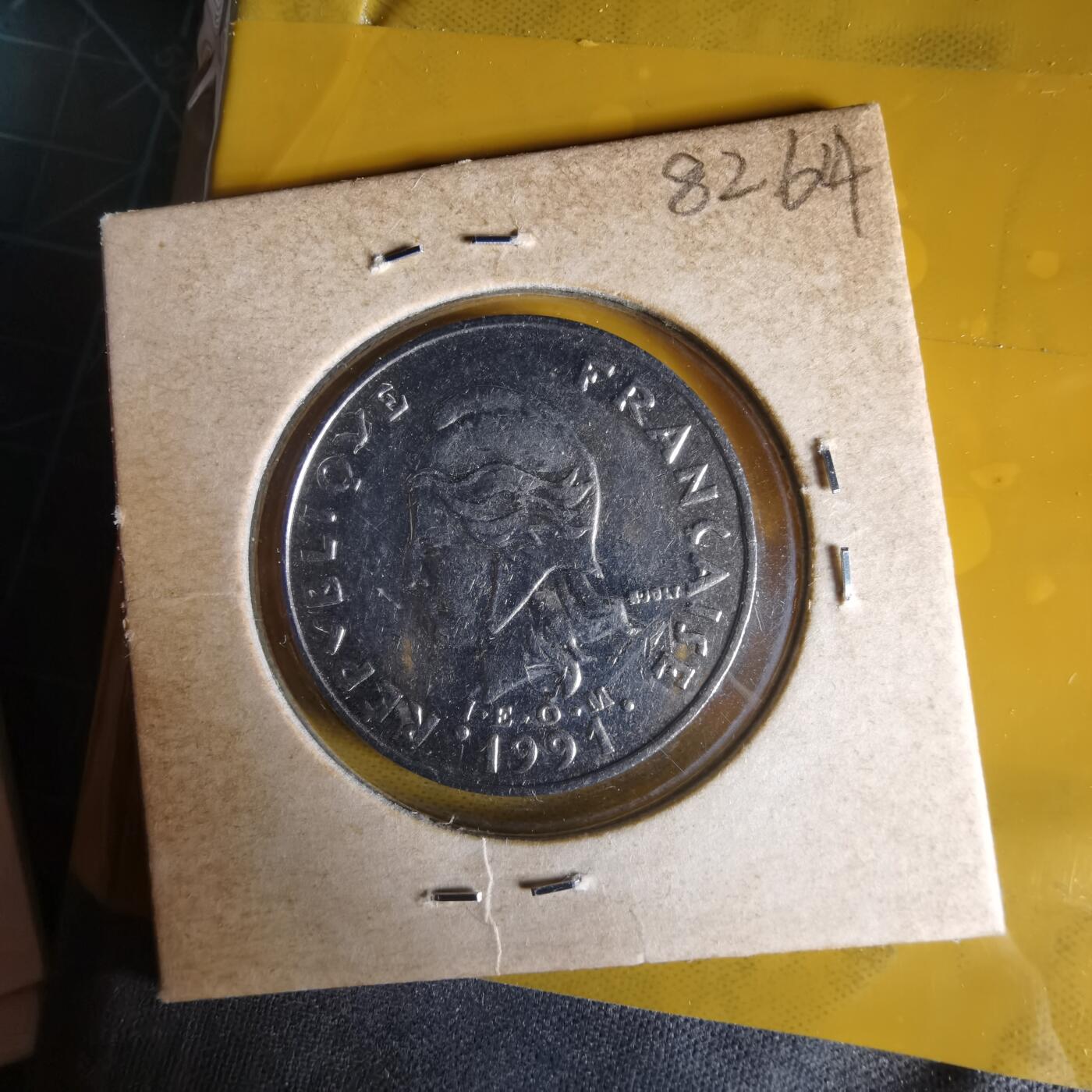 沼泽如烟--第1061场 法属新喀里多尼亚1991年20法郎