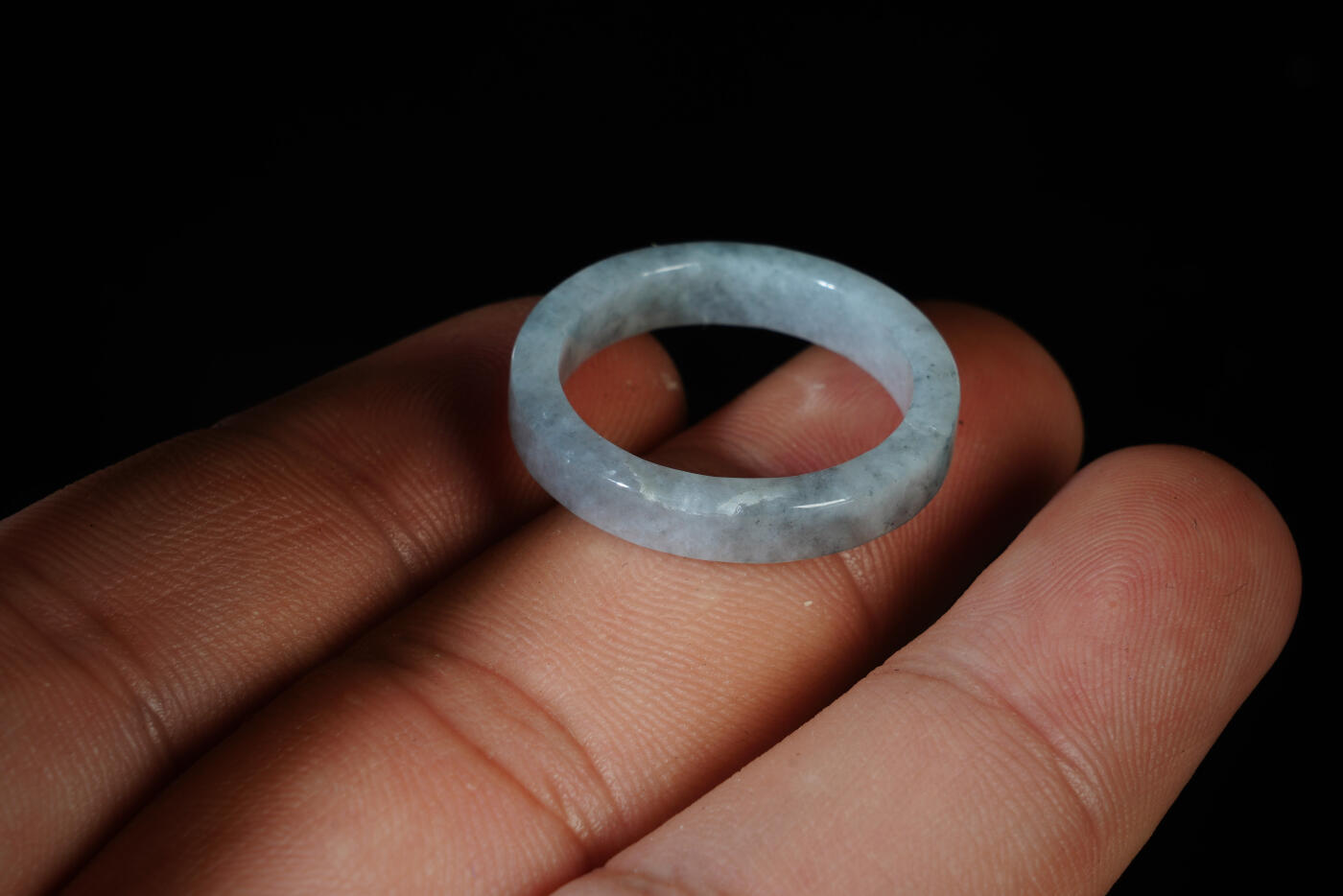 上海都达杂项专场八十一【全场包邮】  天然和田玉戒指97-50