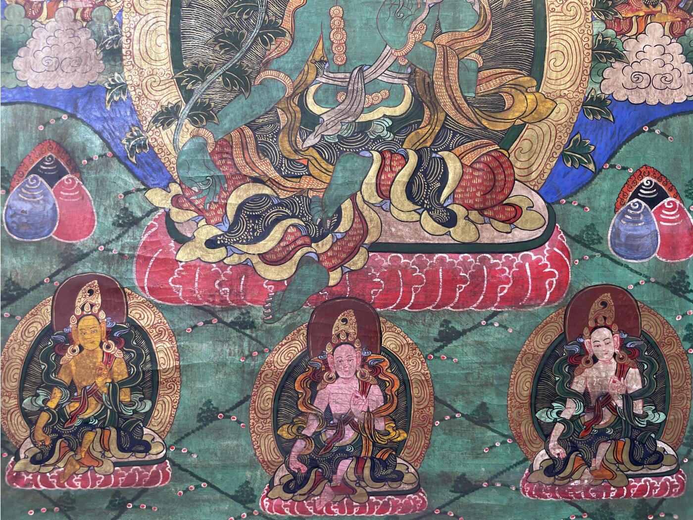 碧月说宝.雪域莲花开（二） 清代 绿度母唐卡