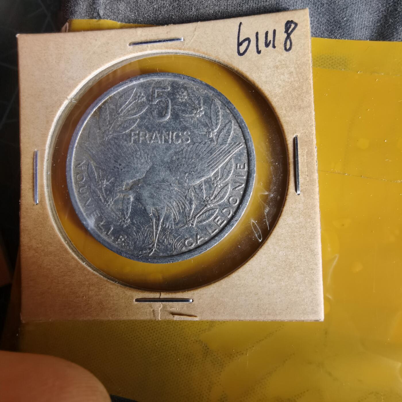 沼泽如烟--第1061场 法属新喀里多尼亚1990年5法郎