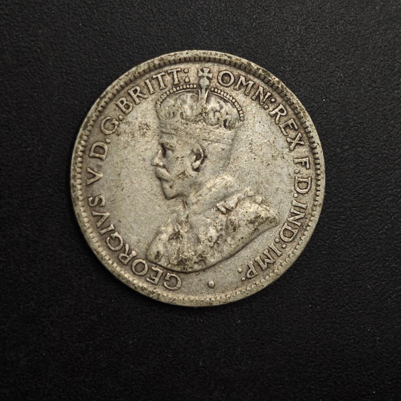 【淘币小摊】实时拍第八百九十三拍   散币场    每周一统一发货 澳大利亚1936年乔治五世6便士银币