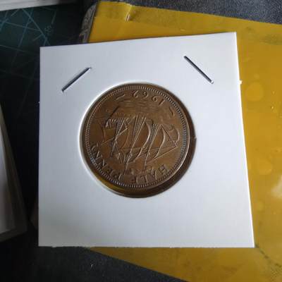 沼泽如烟--第1060场 英国1962年半便士