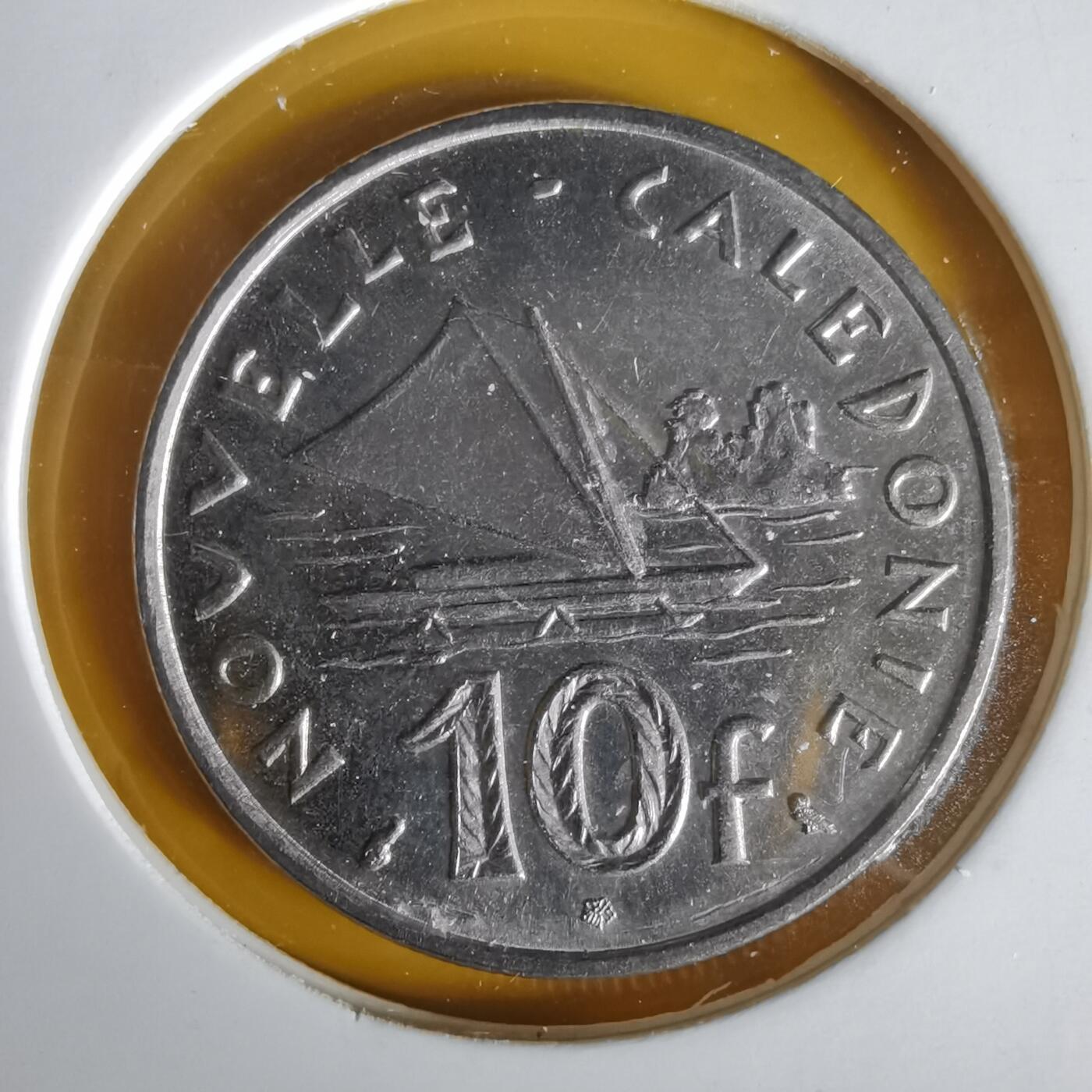 沼泽如烟--第1061场 法属新喀里多尼亚1972年10法郎