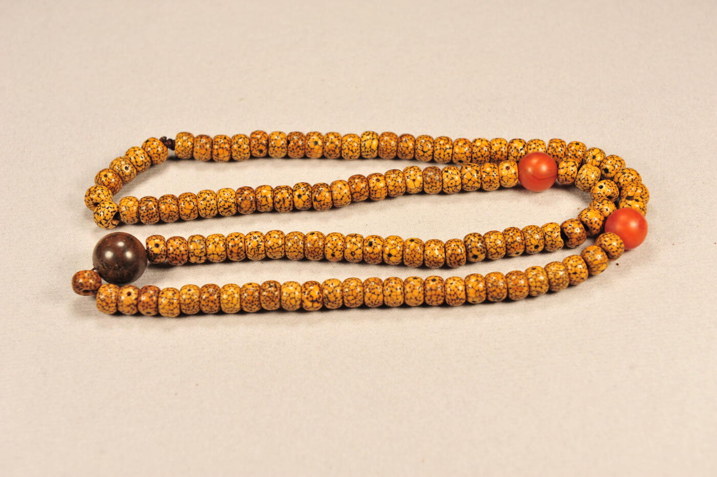 碧月说宝.雪域莲花开（二） 清代 星月菩提籽念珠108籽