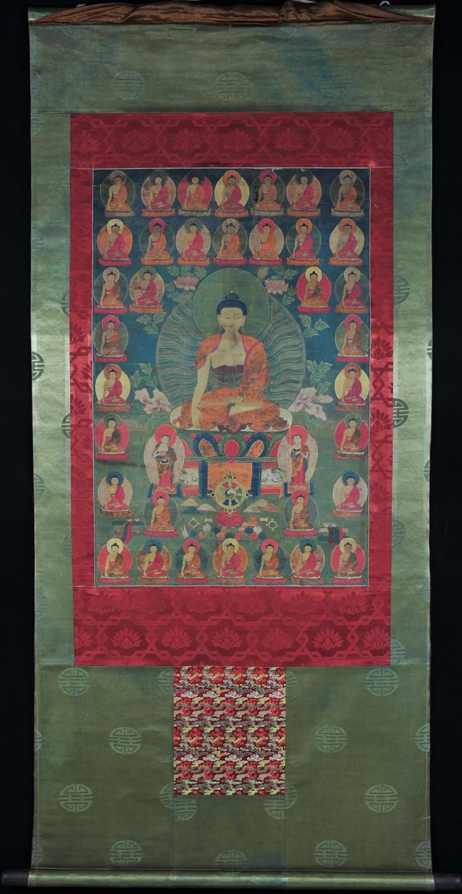 碧月说宝.雪域莲花开（二） 清代中期 三十五佛唐卡