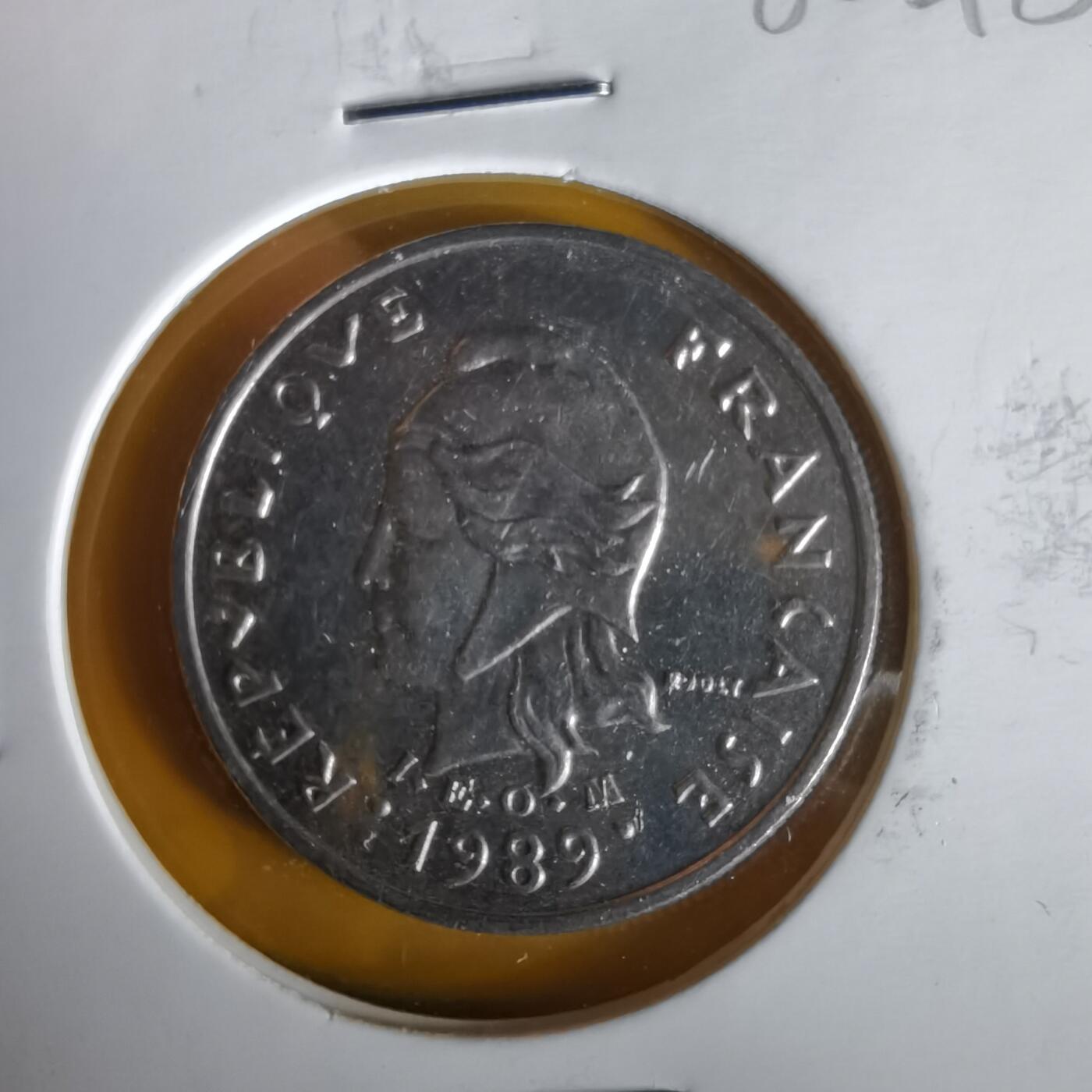 沼泽如烟--第1061场 法属新喀里多尼亚1989年10法郎