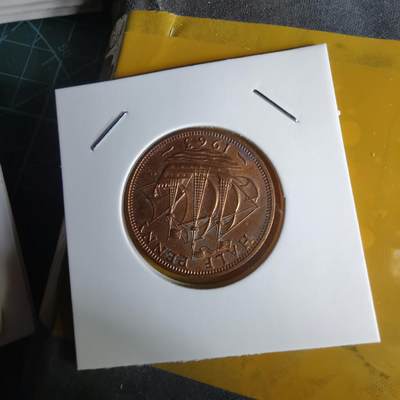 沼泽如烟--第1060场 英国1963年半便士