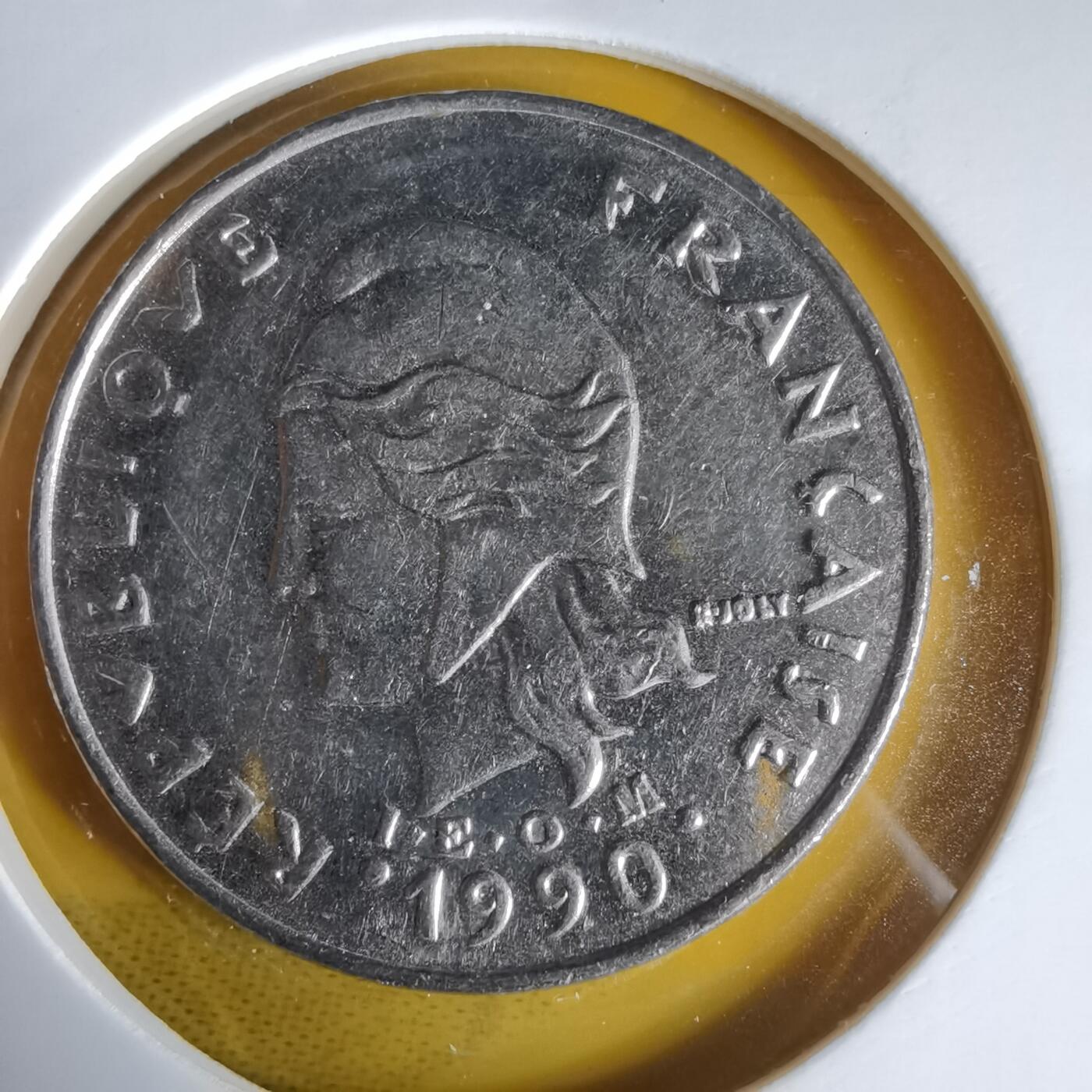 沼泽如烟--第1061场 法属新喀里多尼亚1990年20法郎