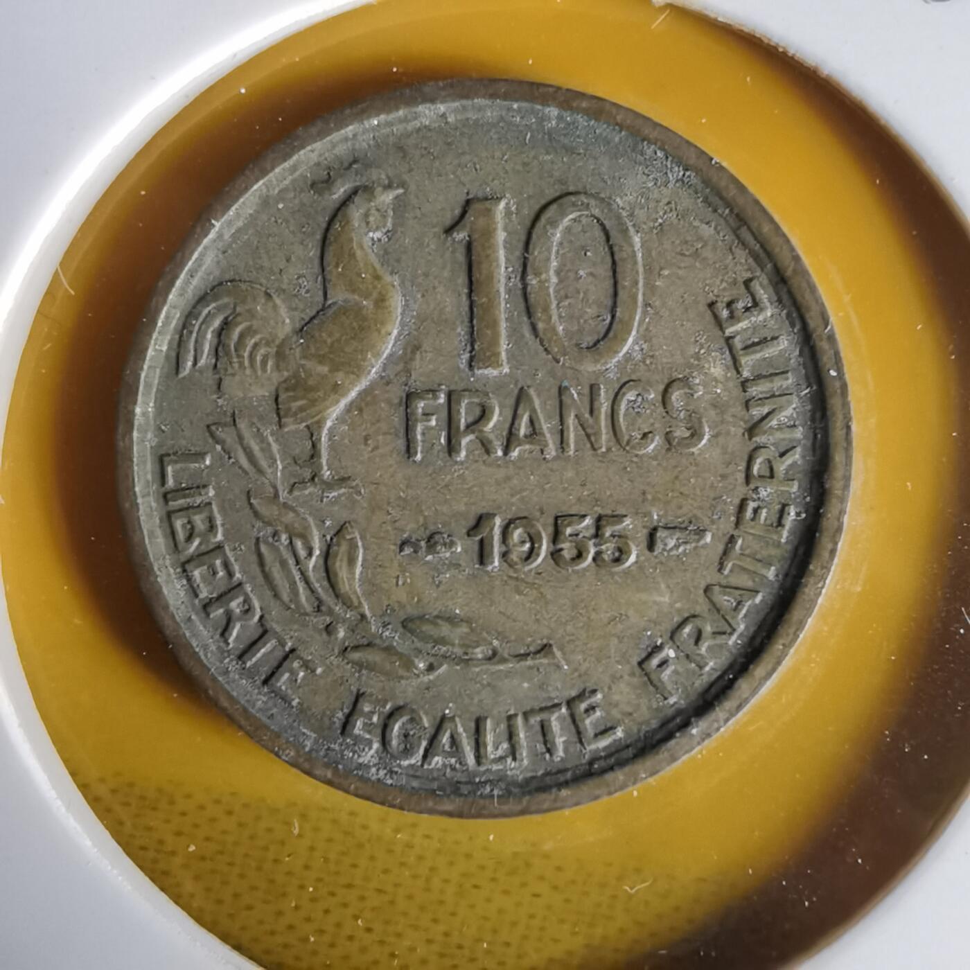 沼泽如烟--第1061场 法国1955年10法郎