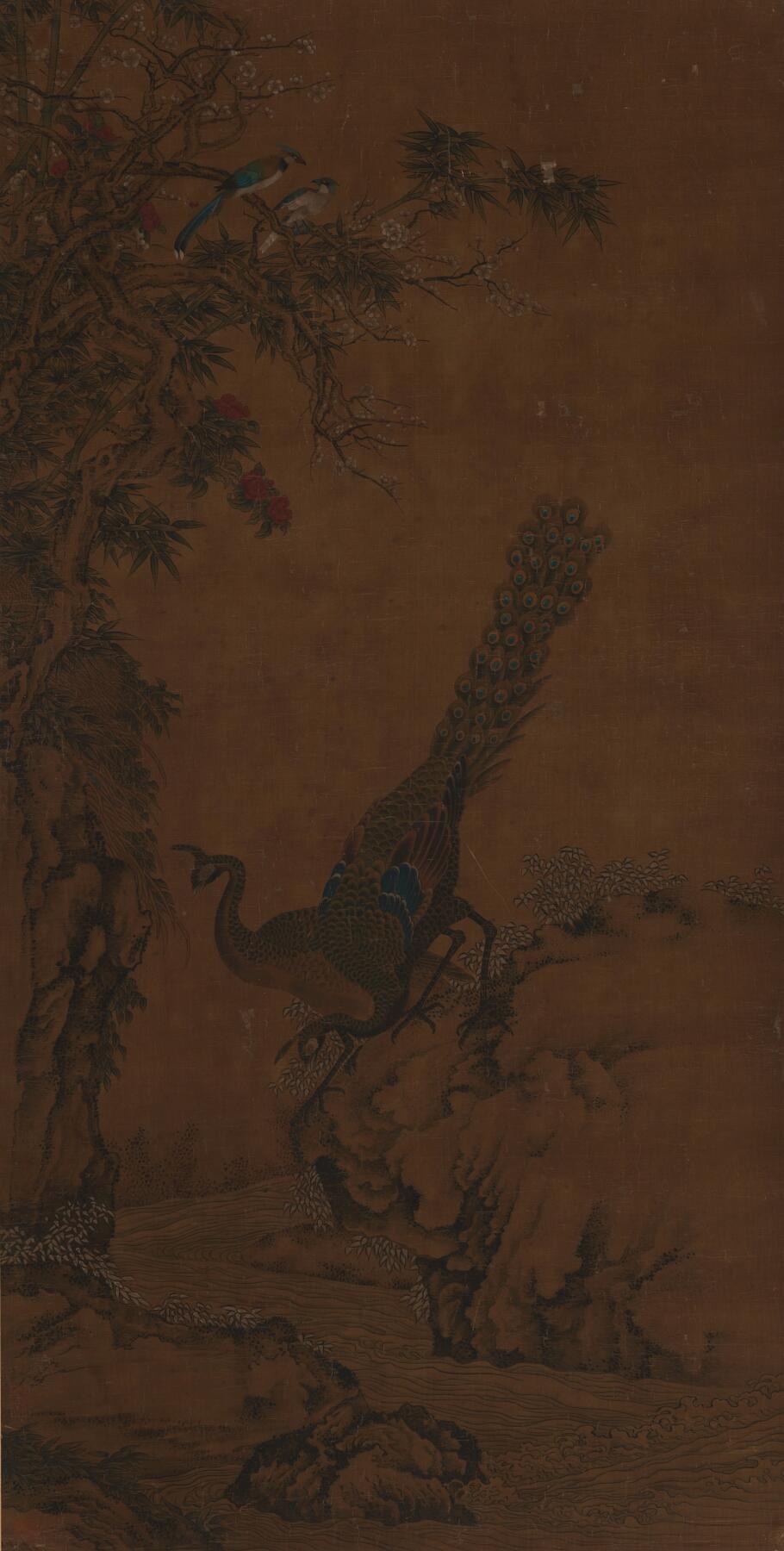 碧月说宝. 近现代书画专场（十） 佚名 富贵锦鸡图