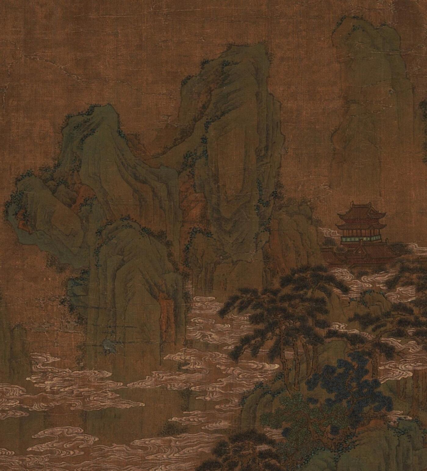 碧月说宝. 近现代书画专场（十） 佚名 云山楼阁图