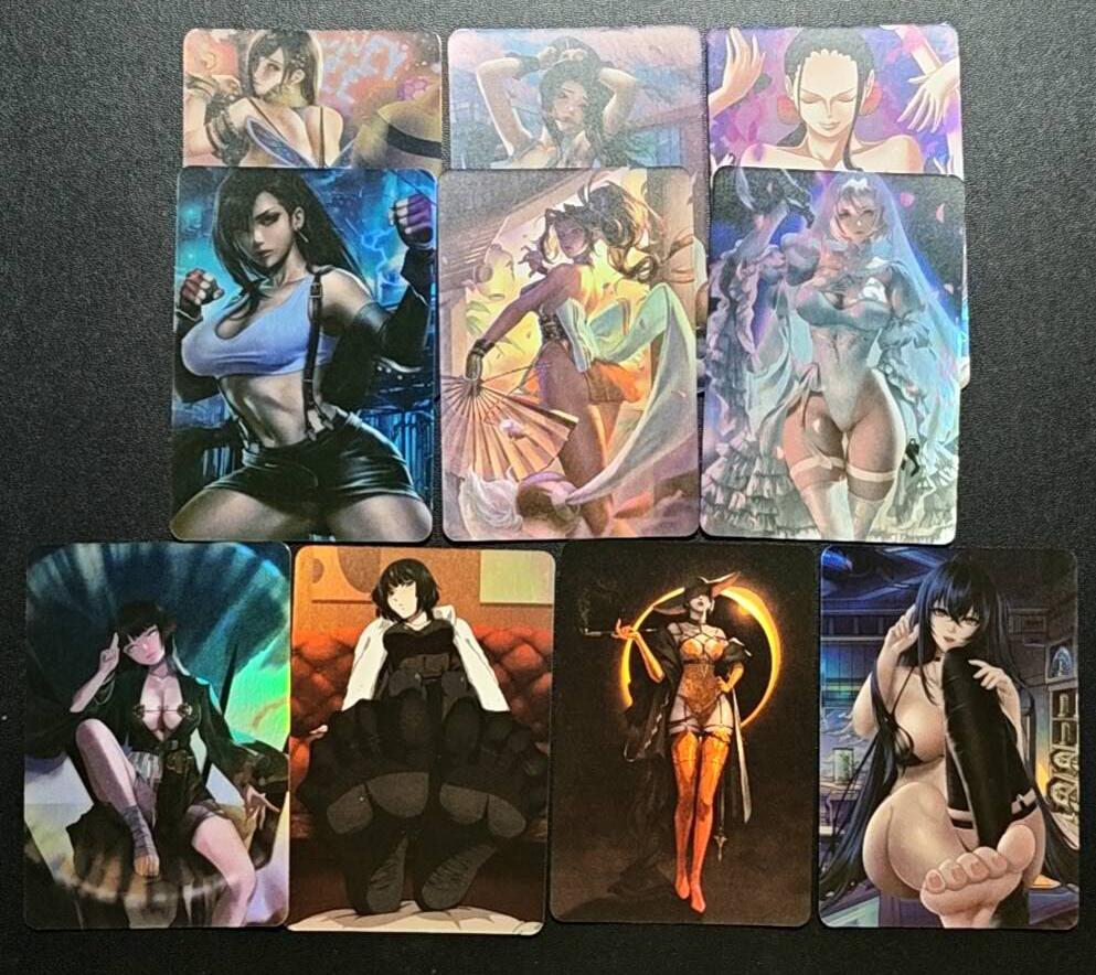 天玑星卡拍第188期《4.20周一截拍》持续收拍收评中 满赠卡需备注 动漫美女 光刻 十张 自制卡