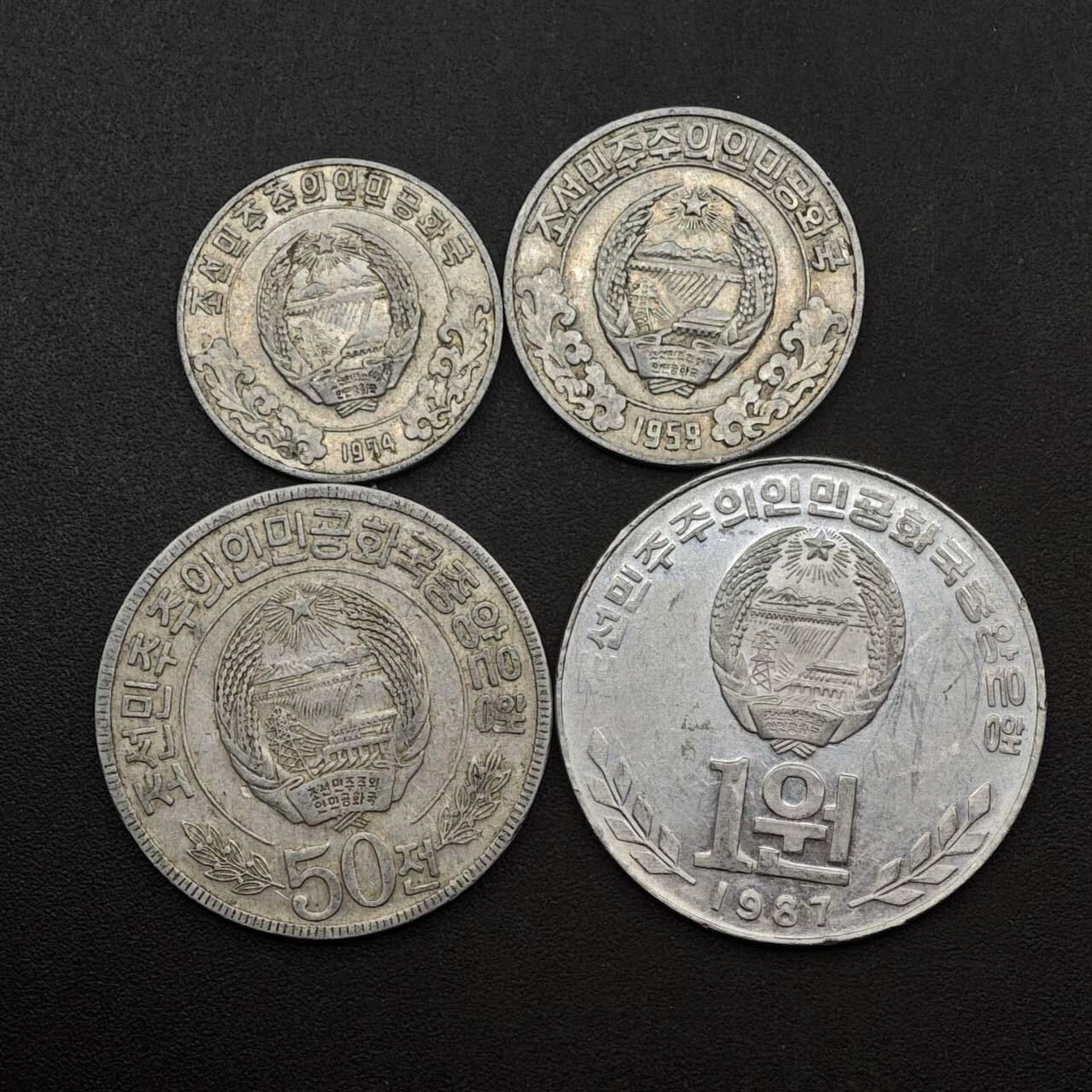 【淘币小摊】实时拍第八百九十三拍   散币场    每周一统一发货 朝鲜铝币4枚