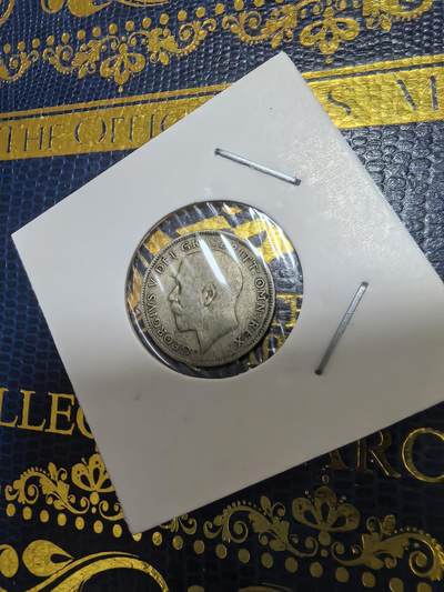 长老汇马年精选第十八场拍卖 1922英国乔治五世6便士银币，2.83克500银（2）