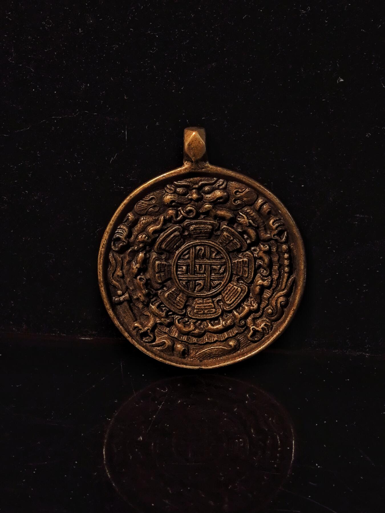 碧月说宝.雪域莲花开（二） 清代 九宫八卦牌 一