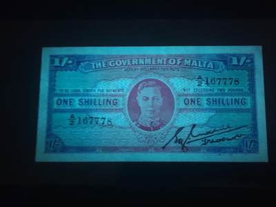 2026四月第三期，总第224期 英属马耳他1942版1先令UNC 乔治六世 少见的英属殖民地辅币券品种