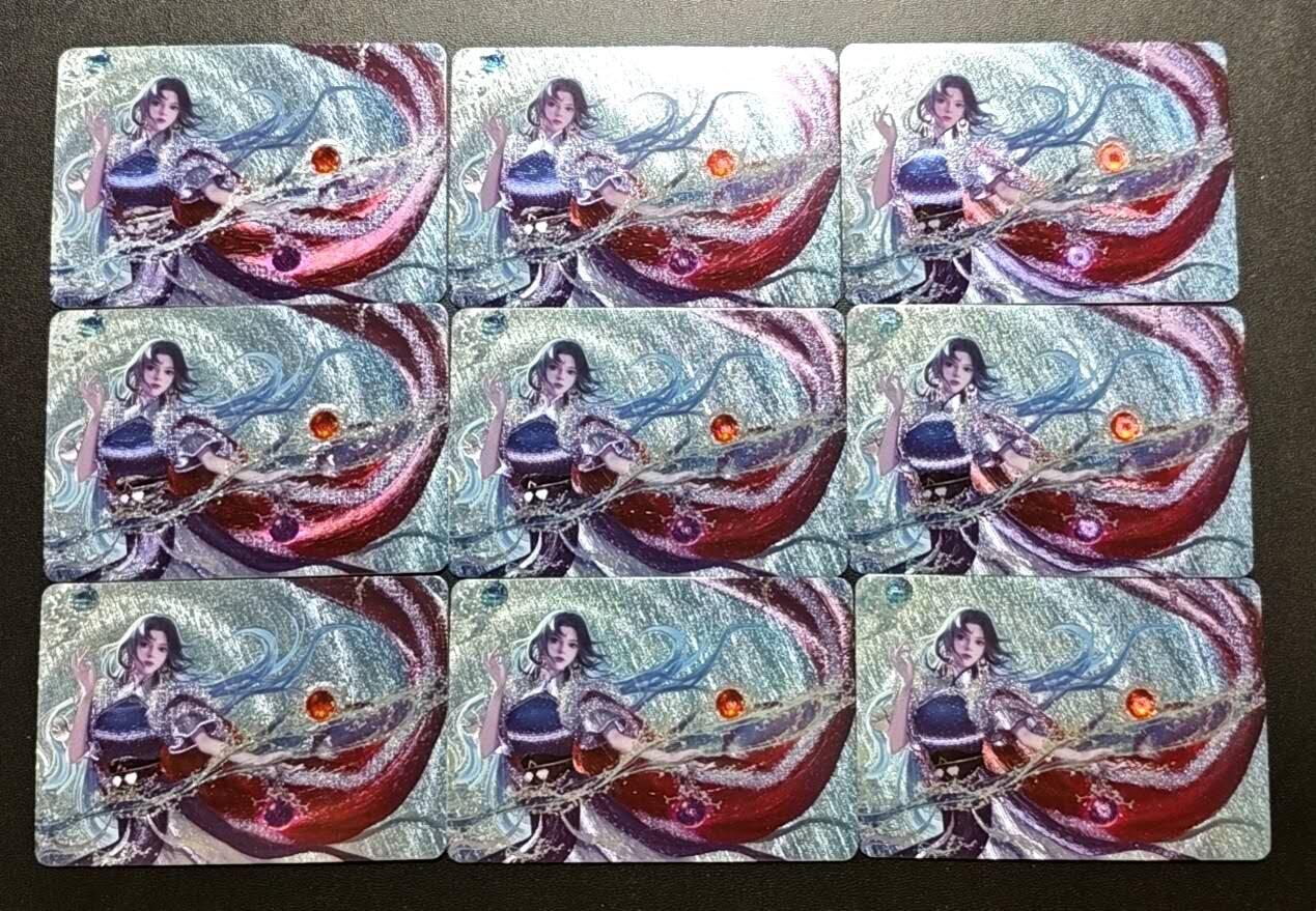 天玑星卡拍第188期《4.20周一截拍》持续收拍收评中 满赠卡需备注 赵灵儿 粗闪 九张 自制卡