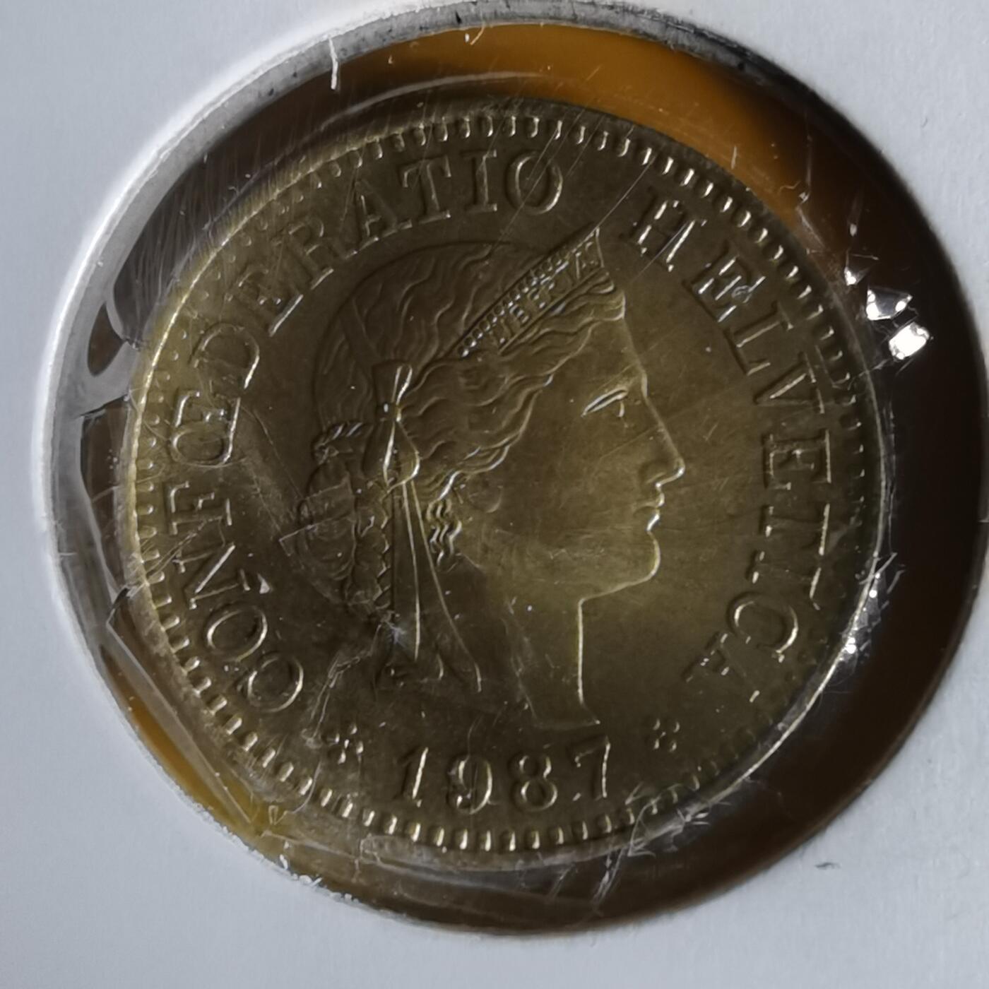 沼泽如烟--第1061场 瑞士1987年五分