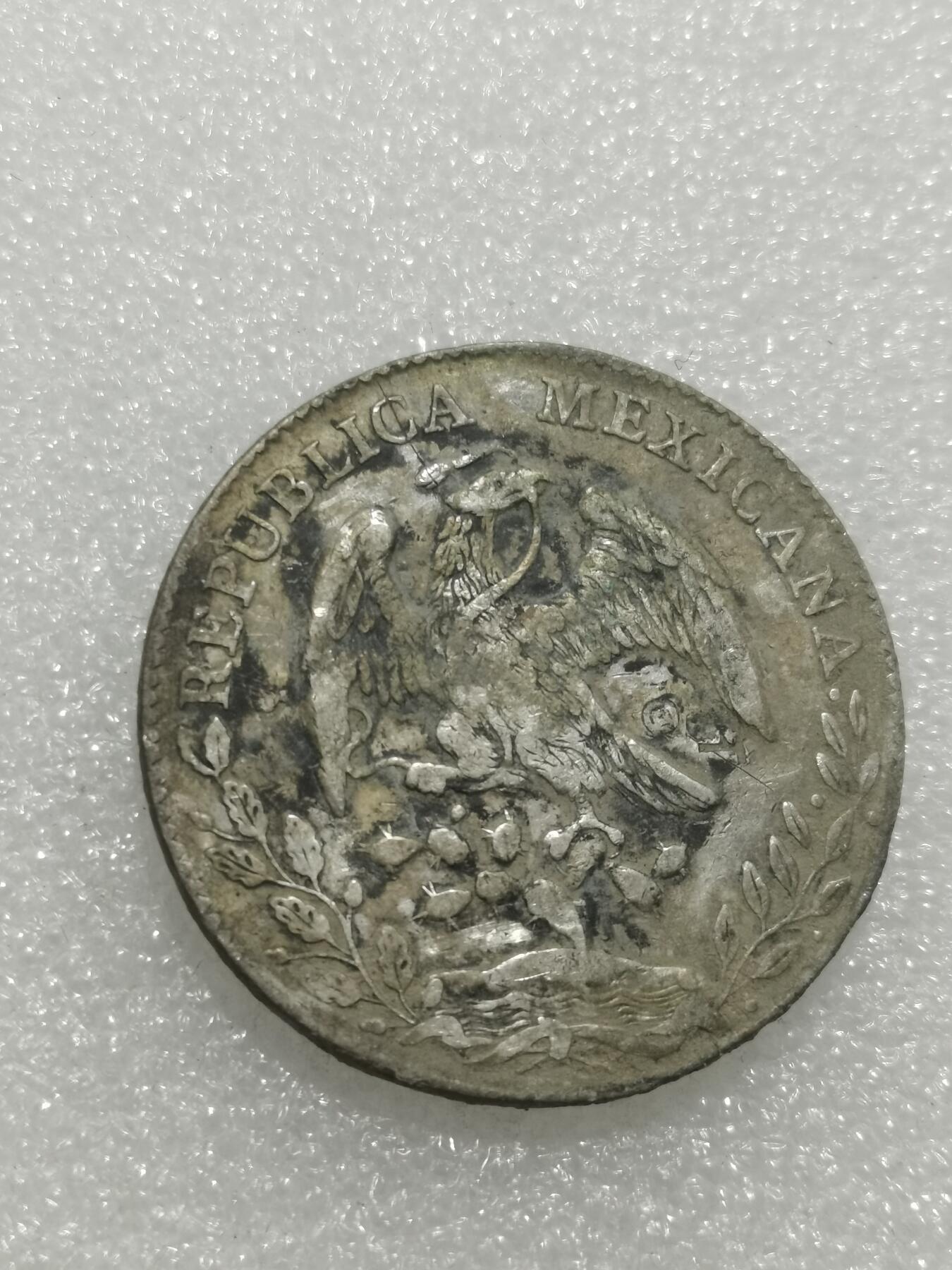 天下钱庄专场欢迎参拍 戳记墨西哥鹰洋