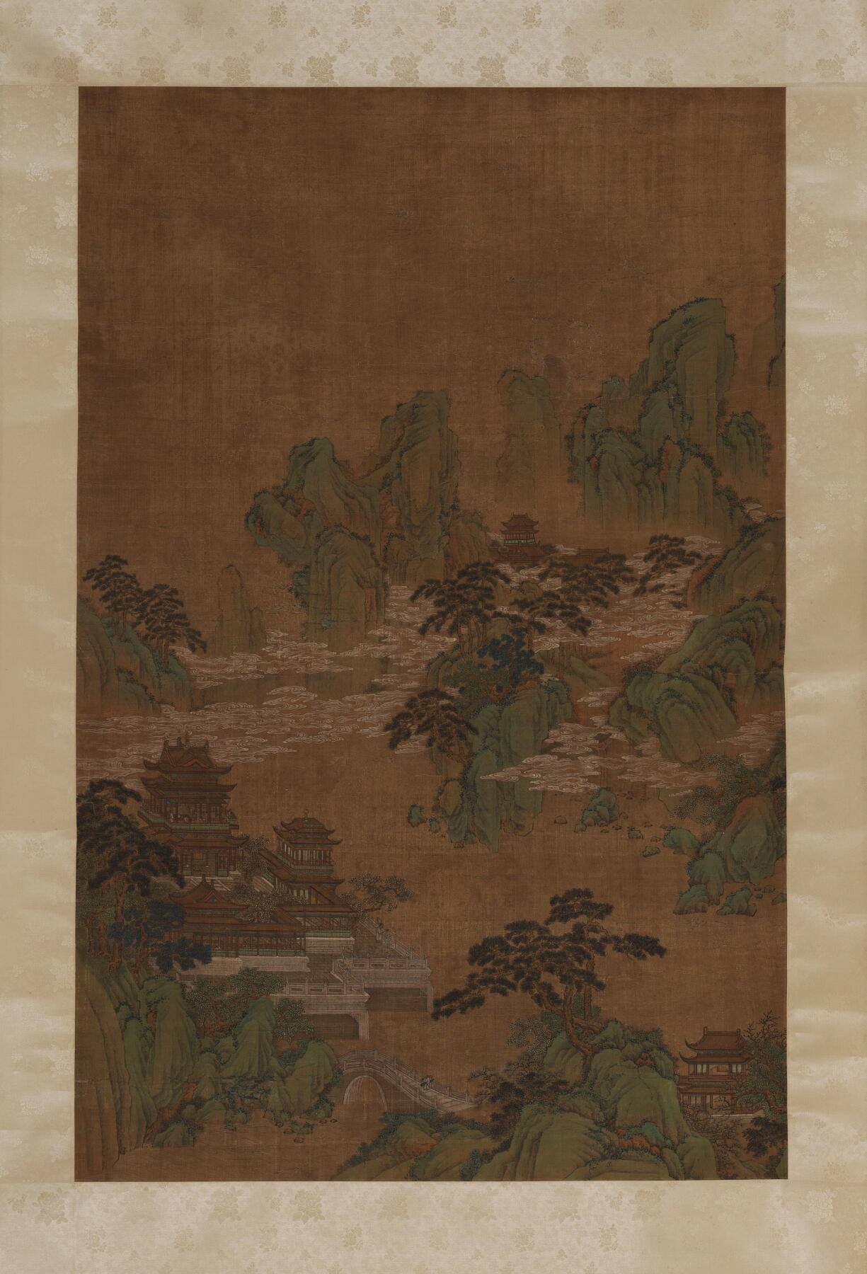 碧月说宝. 近现代书画专场（十） 佚名 云山楼阁图