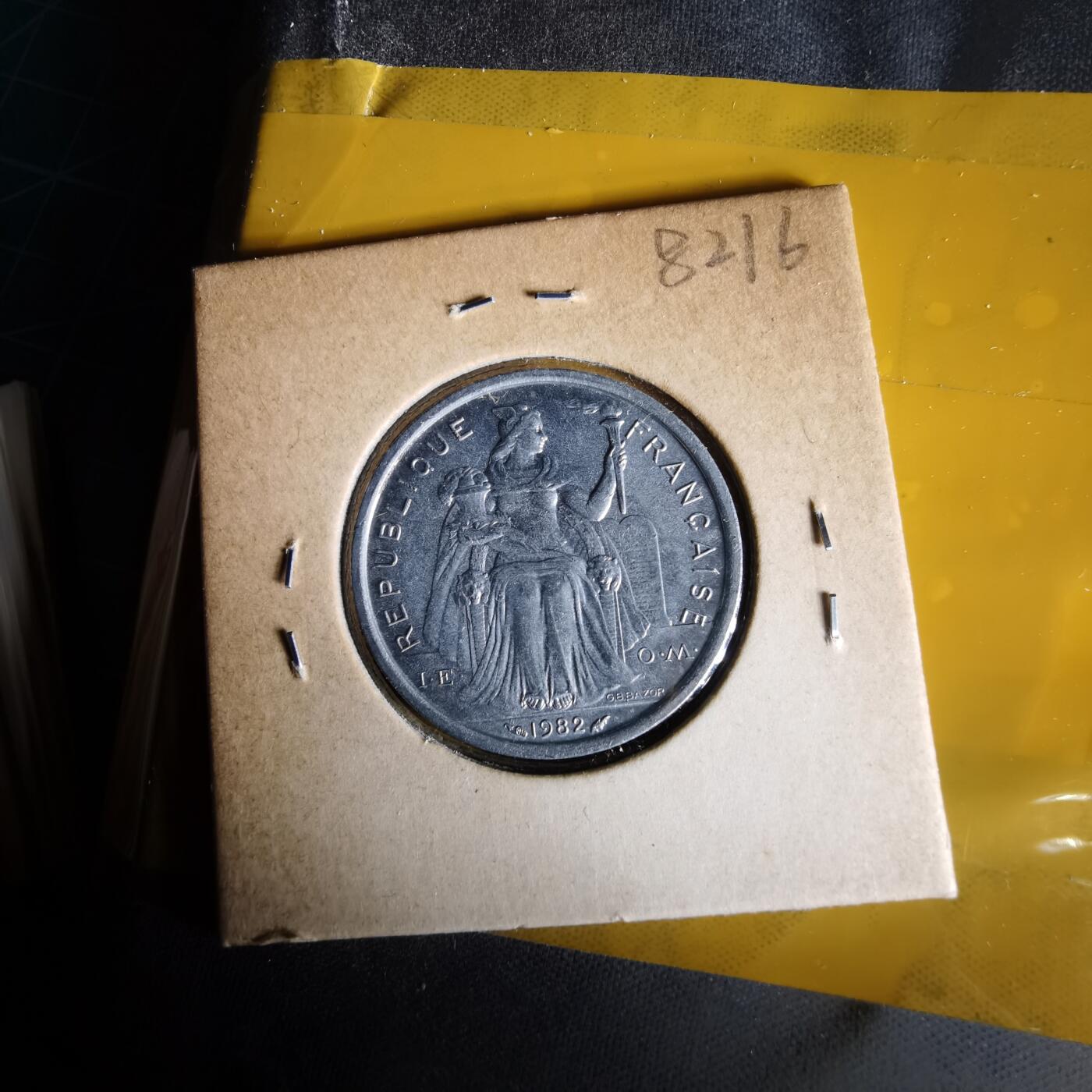 沼泽如烟--第1061场 法属新喀里多尼亚1986年2法郎