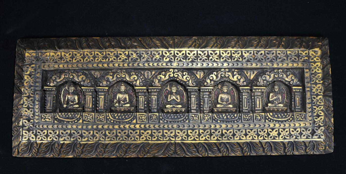 碧月说宝.雪域莲花开（二） 清代 五方佛经书板