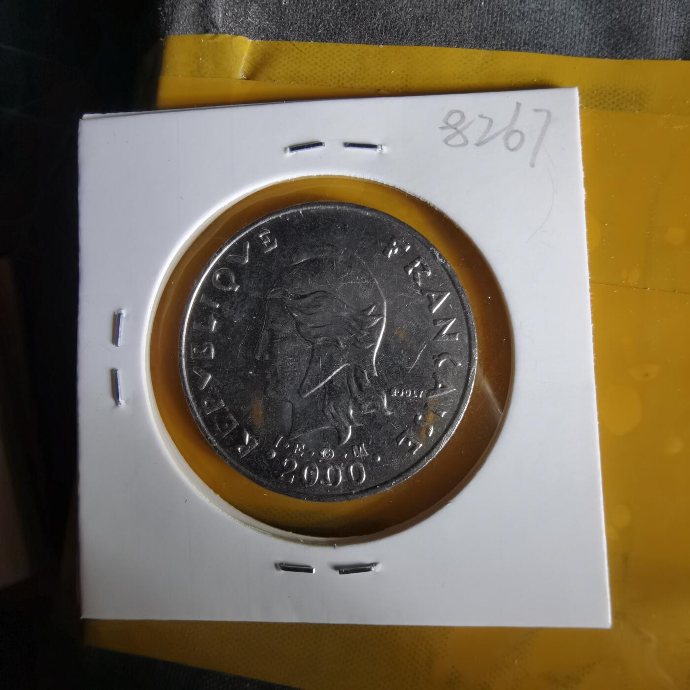 沼泽如烟--第1061场 法属新喀里多尼亚2000年20法郎