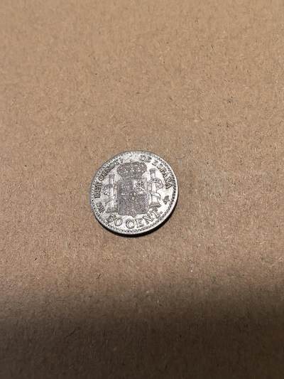 长老汇马年精选第十八场拍卖 1904西班牙阿方索十三世50分银币，2.5克835银，AU品质（2）