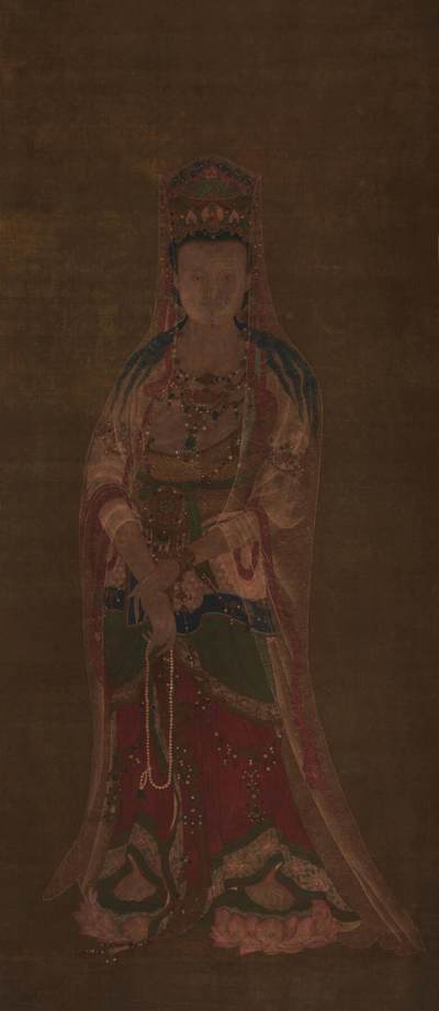 碧月说宝. 近现代书画专场（十） - 佚名 观音大士