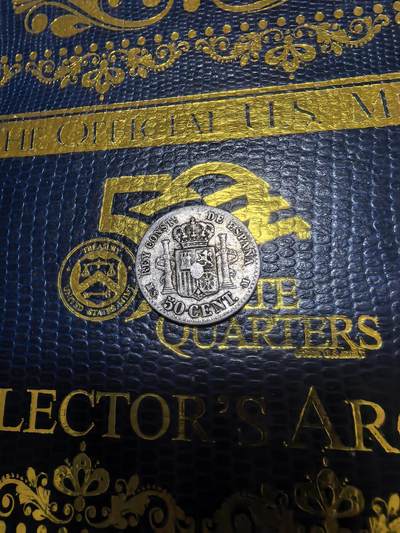 长老汇马年精选第十八场拍卖 1880西班牙阿方索十二世50分银币，2.5克835银（1）