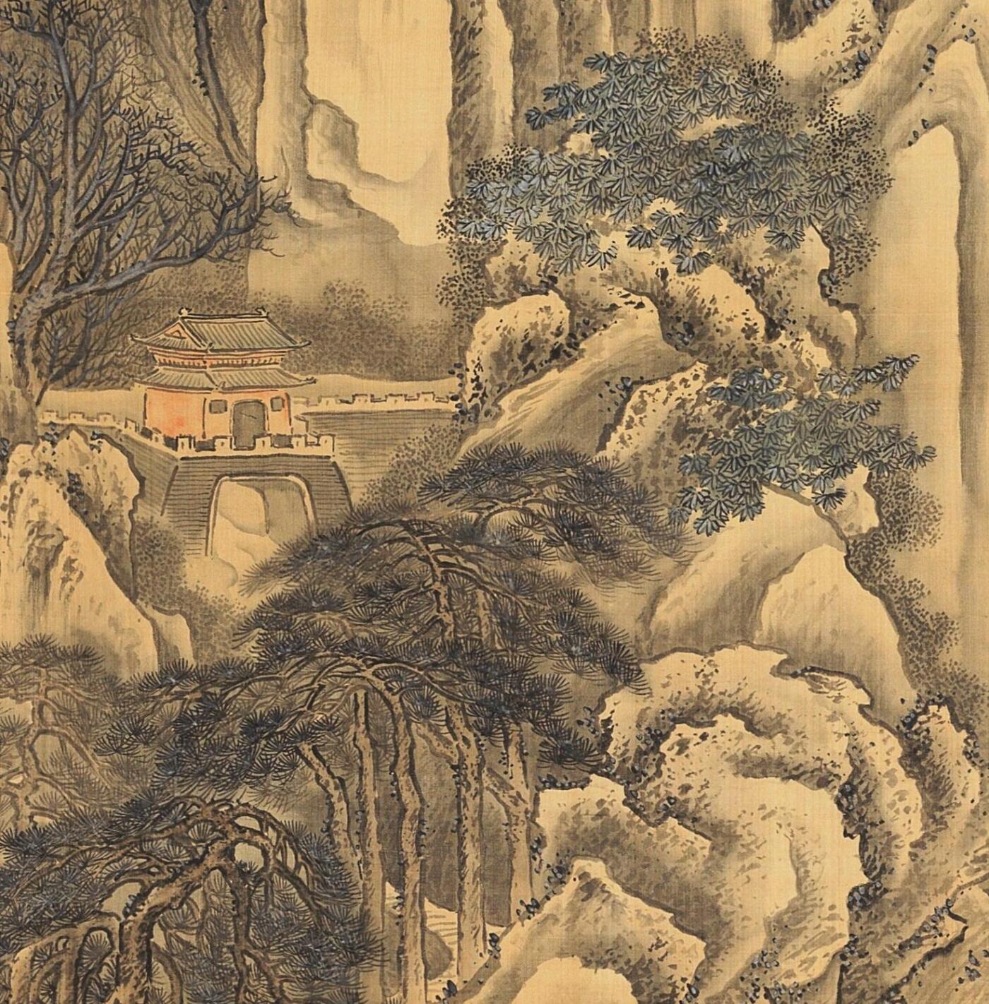 碧月说宝. 近现代书画专场（十） 钱维城（款） 深山寻寺图