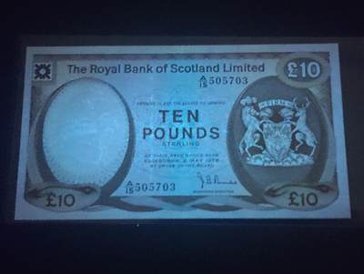2026四月第三期，总第224期 苏格兰皇家银行1978年10镑AUNC 格拉米斯城堡 少见的早期品种