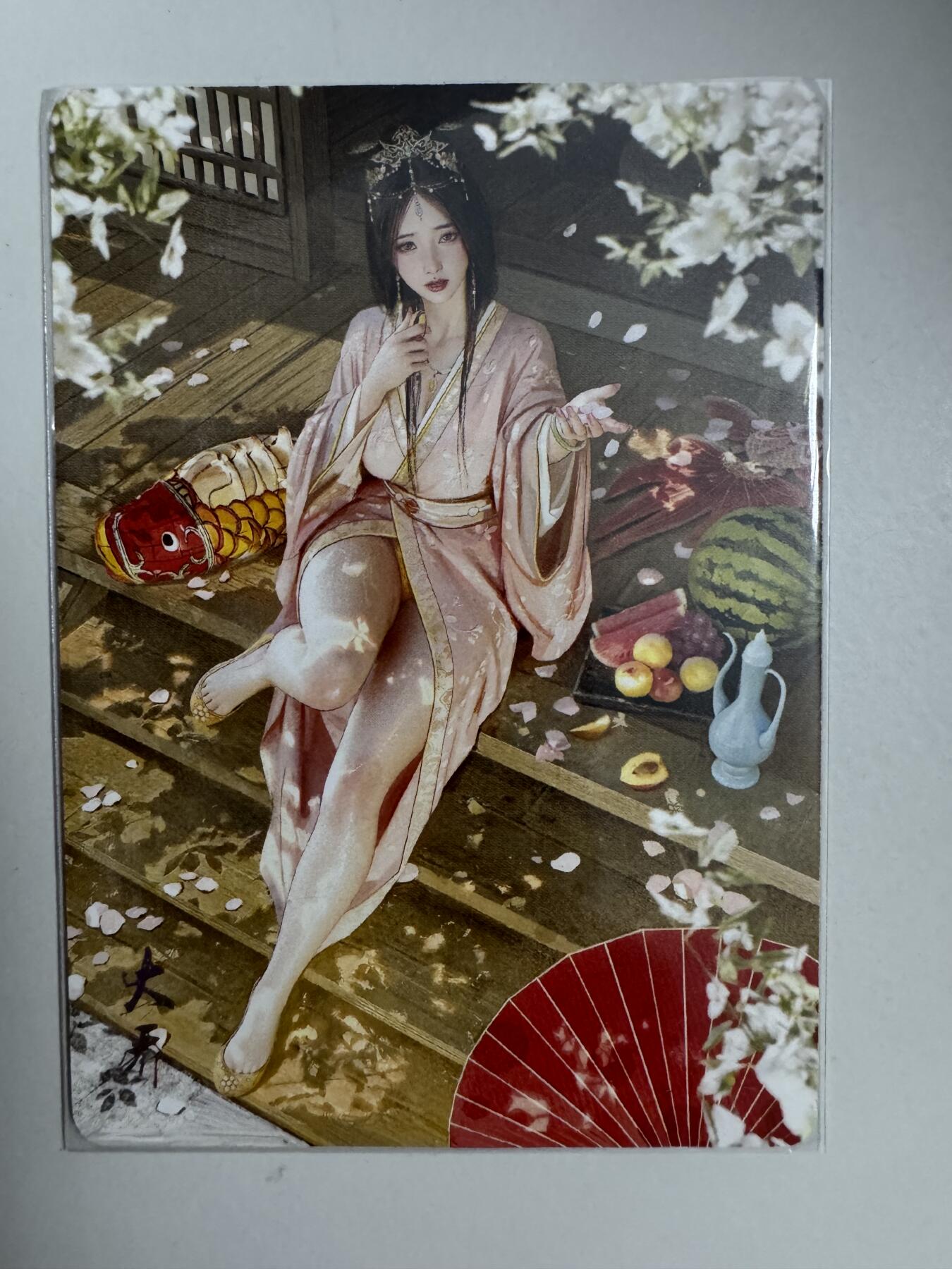 大麦马年第三场 裸卡 焱卡燎原三国刷子老师 大乔 限编 002/100