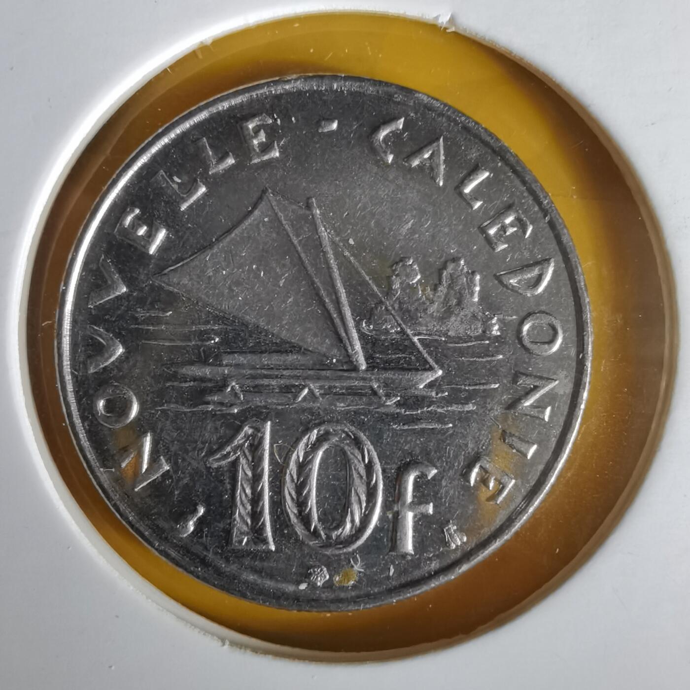 沼泽如烟--第1061场 法属新喀里多尼亚1998年10法郎